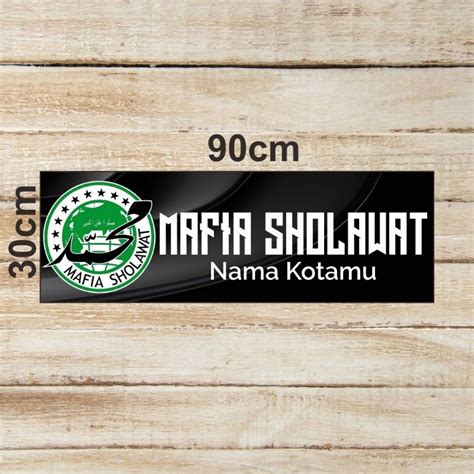 Jual Banner Sholawat Bisa Custom Banner Zahir Mania Banner Banner Mafia