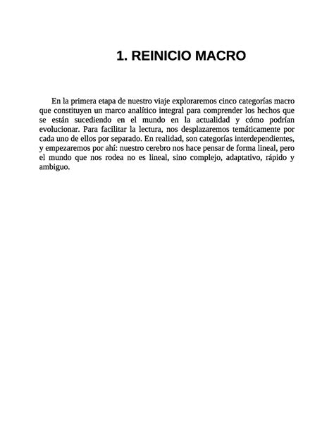 CL 3-Reinicio económico - Macroeconomia - Studocu