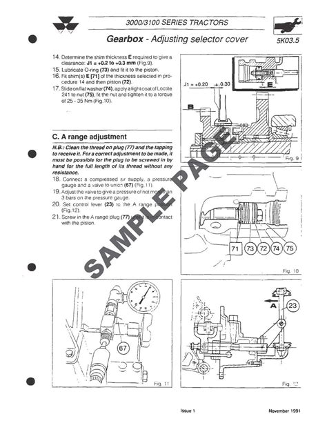 MASSEY FERGUSON 3000 3100 SERIES TRACTOR WORKSHOP SERVICE REPAIR MANUAL