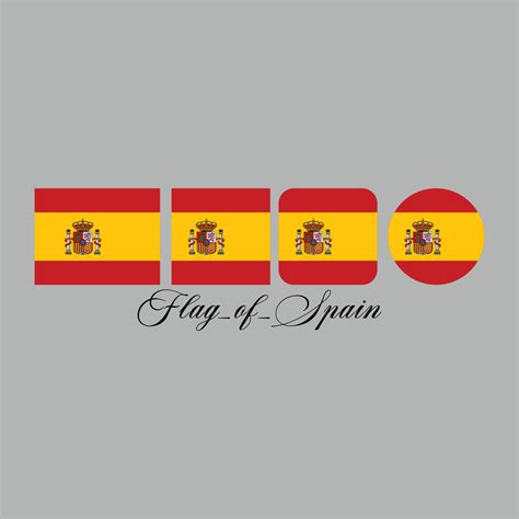 flag of spain nation design artwork 21854071 Vector Art at Vecteezy