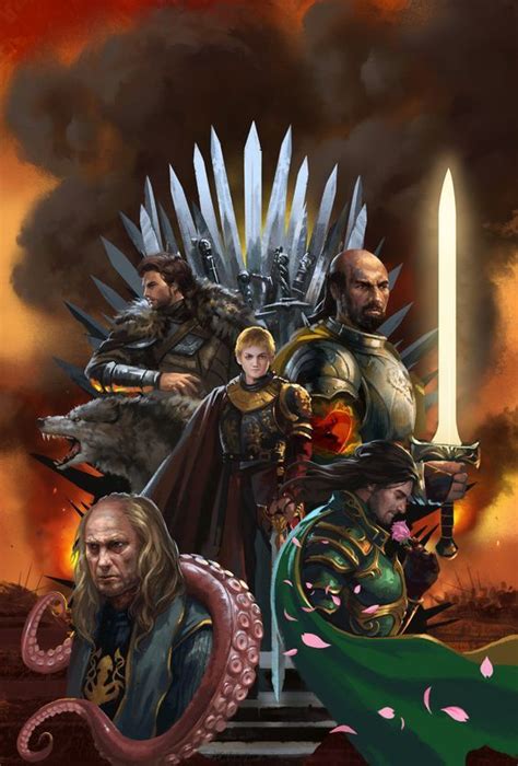 A Song of Ice and Fire - Robb Stark, Grey Wind, Joffrey Baratheon, Stannis Baratheon, Renly B ...