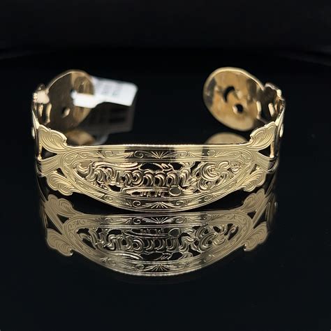 Gold Monogram Bracelets Goldman Fine Jeweler