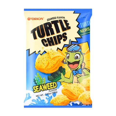 Turtle Chips Seaweed Flavor 160g Exotic Snacks Company