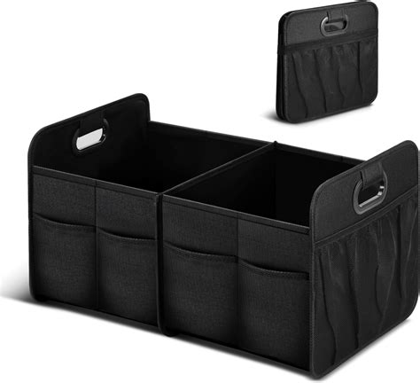 Simple Deluxe Trunk Organizer For Carsuv Collapsible 600d Waterproof Oxford