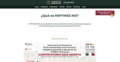 Mipymes Secretaría de Economía