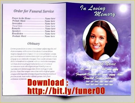 Create A Free Printable Obituary