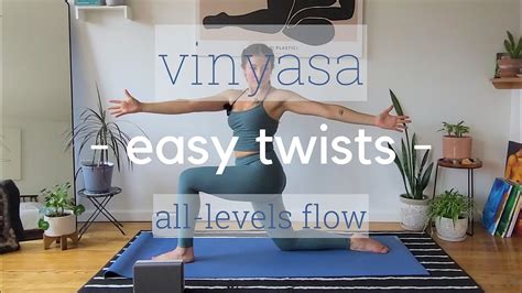 Minute Vinyasa Flow For Easy Twists Side Body Openers Vinyasa