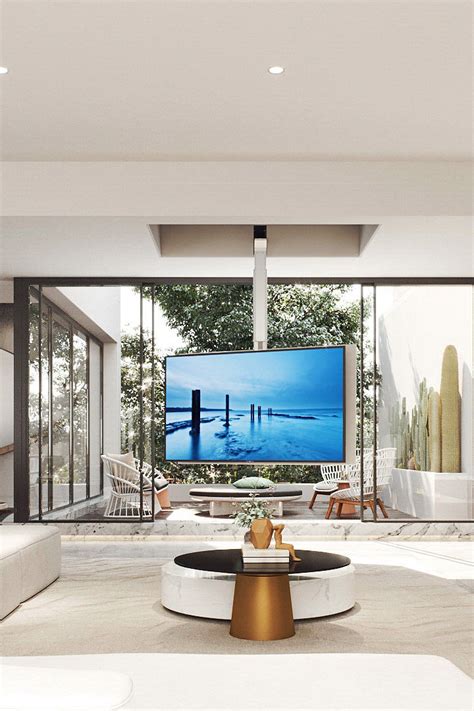 Motorized Tv Mount From Ceiling Maior Flip 900r Artofit