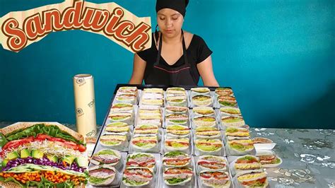 Preparando Sandwiches Para Vender Youtube