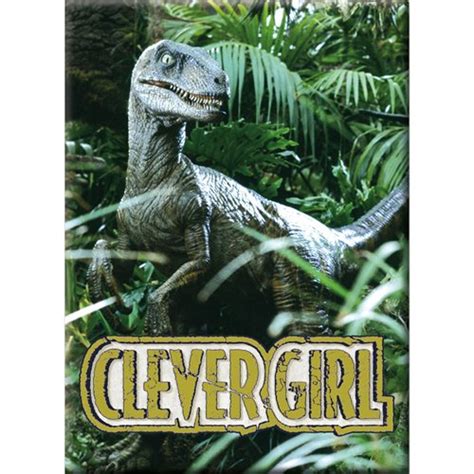 Jurassic Park Clever Girl Flat Magnet - Entertainment Earth