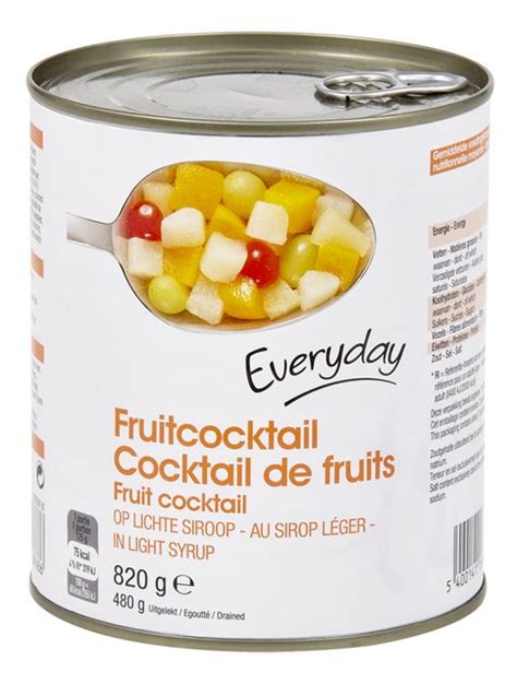 Fruitcocktail Siroop 820g Solucious