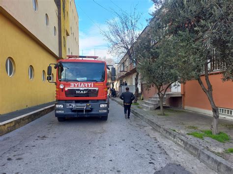 Manisada Bir İş Yerinde Çıkan Yangın Söndürüldü Manisa haberleri