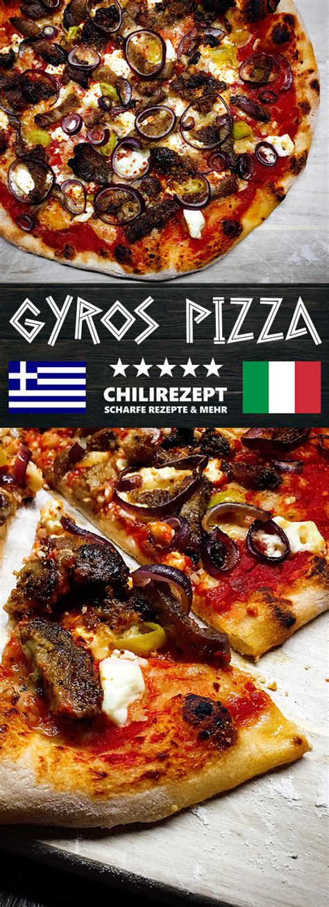 Gyros Pizza Rezept Griechische Pizza Mit Gyrosfleisch