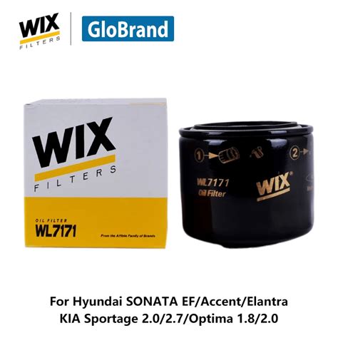 Wix Car Oil Filter Machine Filter Wl For Hyundai Sonata Ef Accent