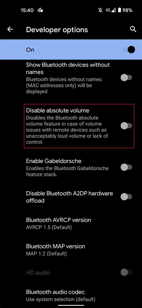 How To Disable Absolute Bluetooth Volume On Android Pc Guide