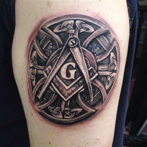 Firefightermasonfree Mason Masonic Tattoos Fire Fighter Tattoos