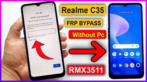 Realme C35 Frp Bypass RMX3511 New Security Update