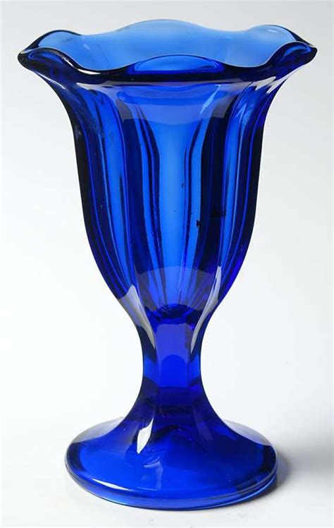 Fountainware Cobalt Blue Sundae Glass By Anchor Hocking