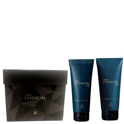 Kit Essencial Oud Balm P S Barba Ml Creme De Barbear G Natura