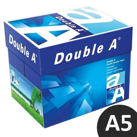 Double A A5 Premium Copy Paper 80gsm White 10 Pack Box Superoffice