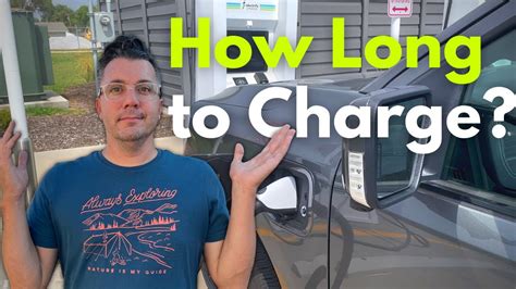 How Long Does It Take To Charge A Ford Lightning Youtube