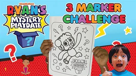 Ryan S Mystery Playdate Coloring Pages – divyajanan