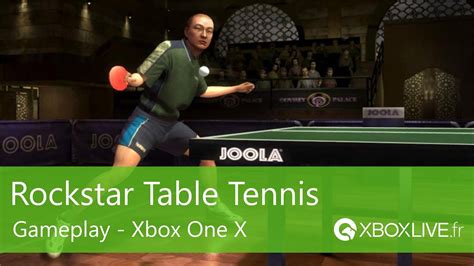 Rockstar Table Tennis Gameplay Xbox One X YouTube