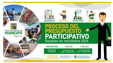 Proceso Del Presupuesto Participativo Basado En Resultados