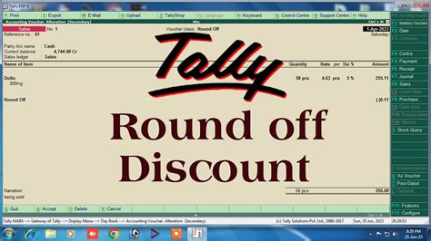 Round Off In Tally Round Off In Tally Erp 9 Automatic Round Off In