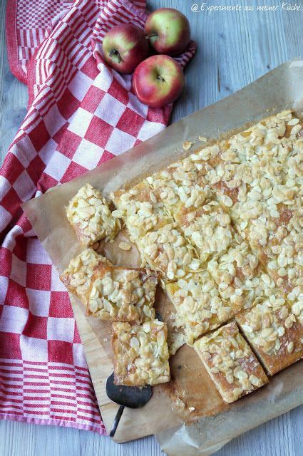 Apfel Butterkuchen mit Mandelkruste Experimente aus meiner Küche