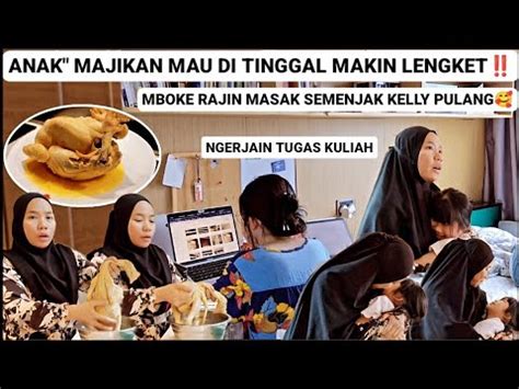 ANAK MAJIKAN MAU DI TINGGAL MALAH MAKIN LENGKETMBOKE RAJIN MASAK