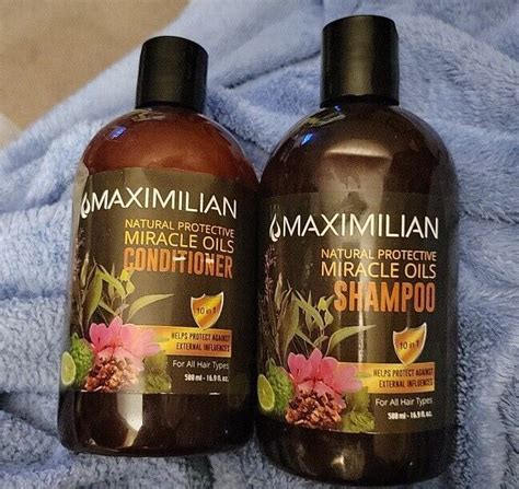 Maximilian Natural Deep Cleansing Shampoo And Conditioner Set 169oz Ea 723707549138 Ebay