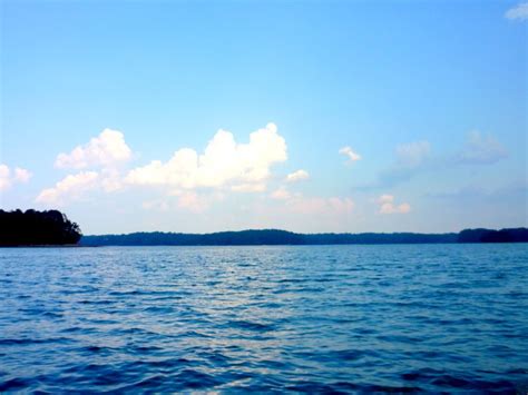 Lake Lanier Georgia Sunset Over The Serene Waters