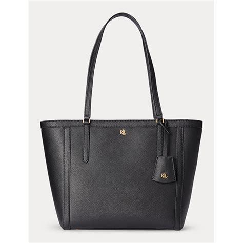 POLO RALPH LAUREN CLARE MEDIUM TOTE BAG BLACK