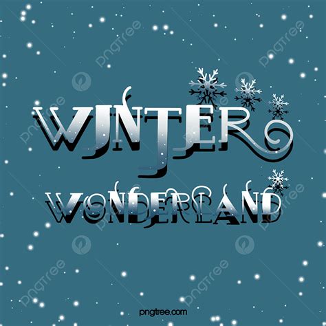 Three Dimensional Png Picture Three Dimensional Winter Wonderland Font