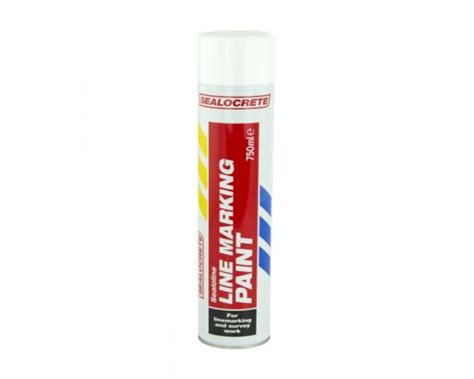 Buy Sealocrete Line Marking Paint 750ml White