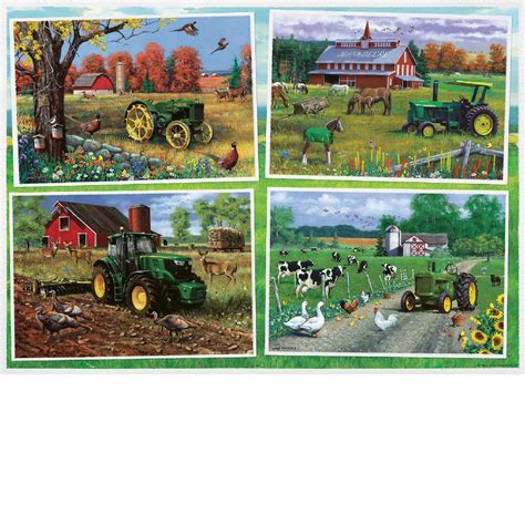 Classic John Deere Jigsaw Puzzle Reynolds Farm Equipment