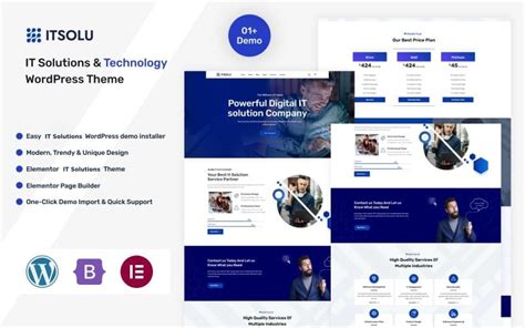 Itsolu Technology It Solutions Wordpress Theme