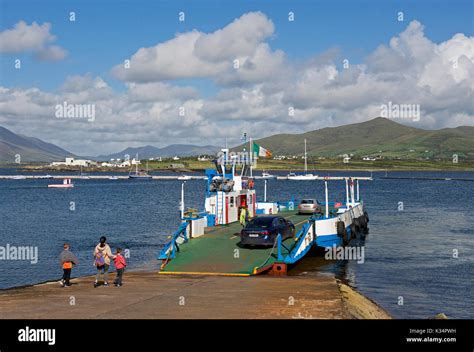 The Car Ferry From Knightstown Valentia Island To Cahersiveen County