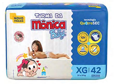 Fralda Turma Da Monica Baby Mega Tamanho P M G XG XXG Turma daMônica