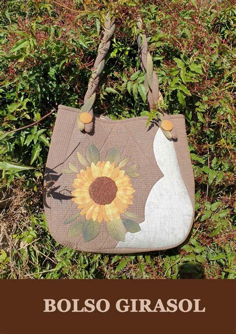 Patrón Bolso Girasol Descargable Calico