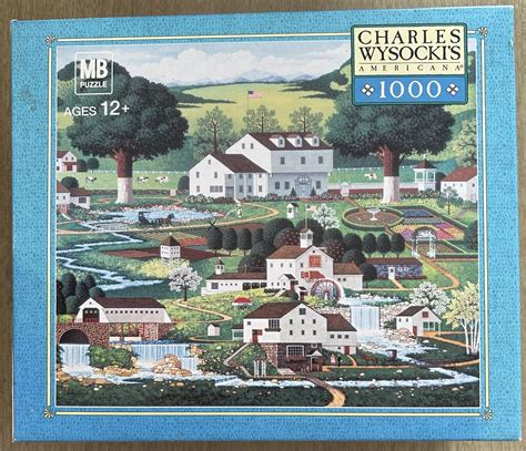 Charles Wysocki Americana Piece Puzzle Country Gardens Ebay