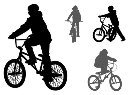 100000 Silhouettes Cycliste Vector Images Depositphotos