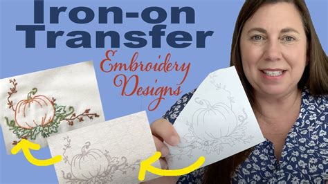 How To Use Iron On Transfers For Embroidery YouTube