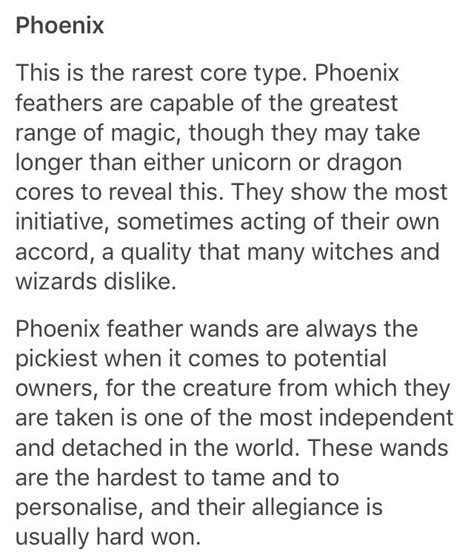 Harry Potter Wand Cores