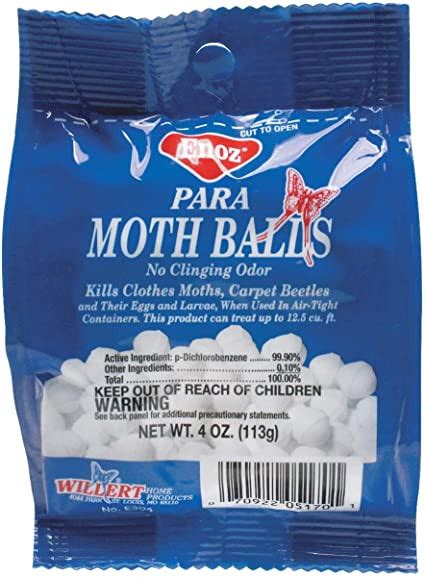 Enoz Original Moth Balls 4 Oz