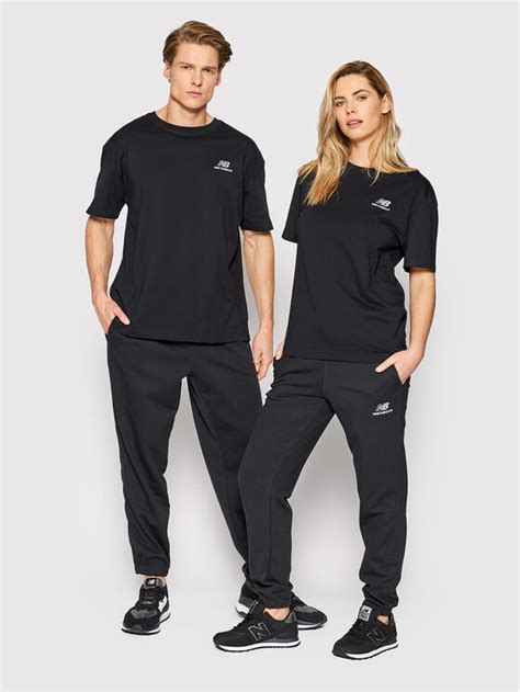 New Balance Pantalon Jogging Unisex Up Noir Athletic Fit Modivo Fr