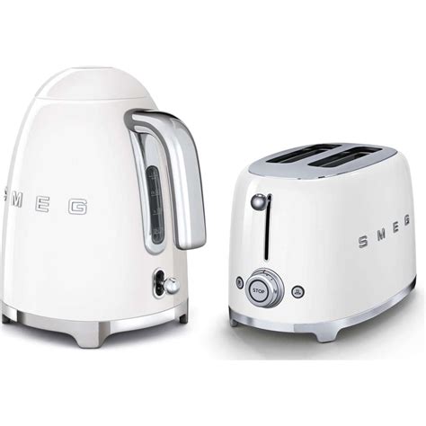 Smeg White Kettle And 2 Slice Toaster Pack Woolworths