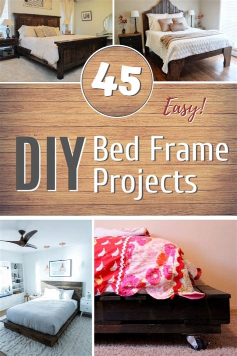 45 Easy DIY Bed Frame Projects You Can Build On A Budget