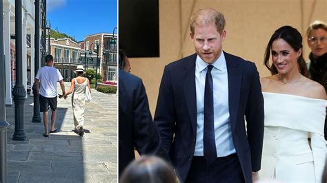 Exclusive Harry And Meghan Are Seen Strolling Hand In Hand On A